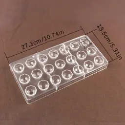 Molde De Chocolate De Policarbonato Com Forma De Diamantes, Ferramentas De Cozimento E Pastelaria De Confeitaria, 21 Cavidade, 8g por Peça - Image 6