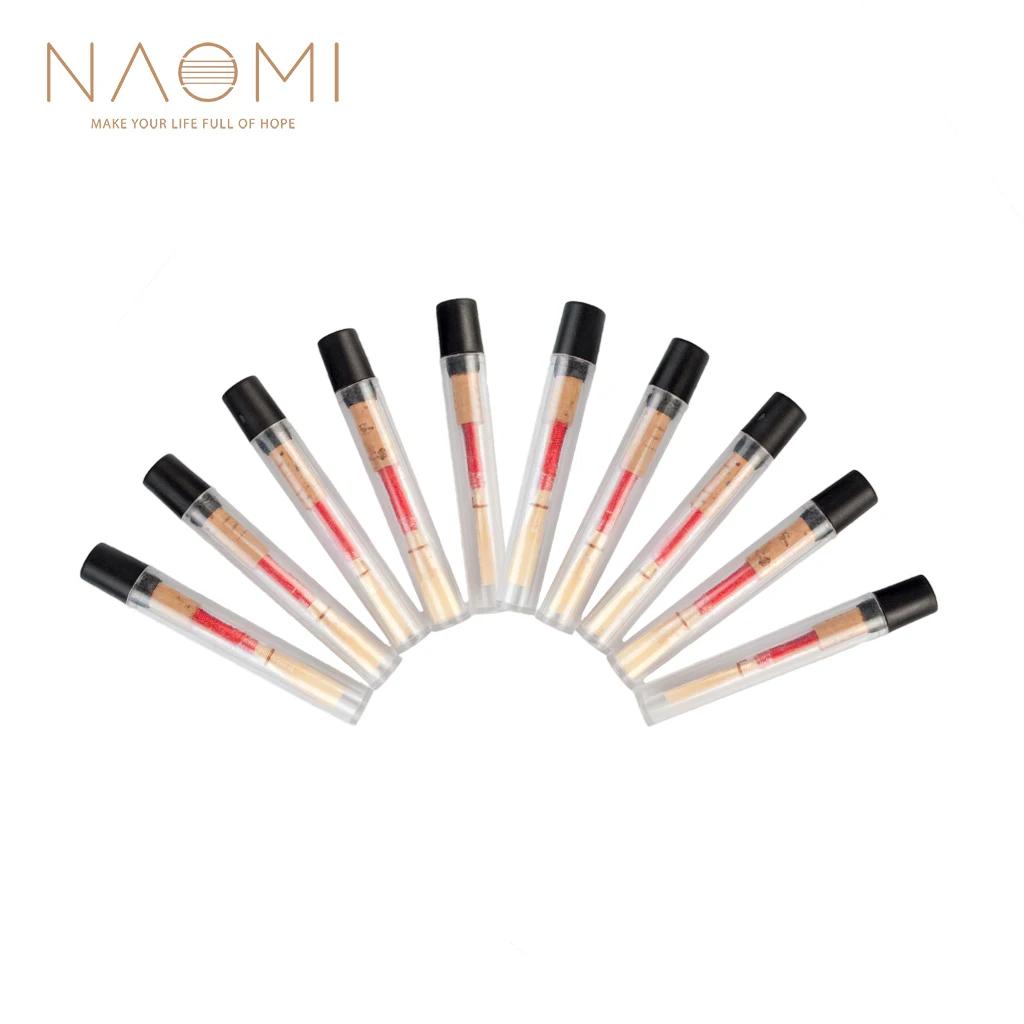 Noemi 10 pçs oboé juncos de alta qualidade oboé palhetas de cortiça meio macio woodwind instrumento peças acessórios novo # vermelho - Image 1
