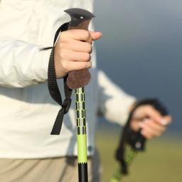 2 pçs pólo de trekking lidar com caminhadas cortiça vara alças bengalas haste substituição aperto para pólos de esqui viagem amarelo 16mm 18mm - Image 6