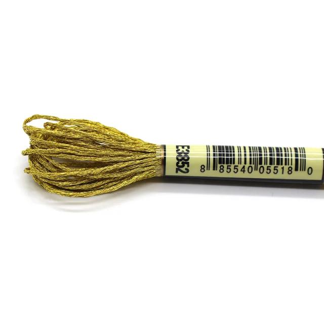 Conjunto de 50 Fios de Seda Coloridos para Bordado e Costura DIY