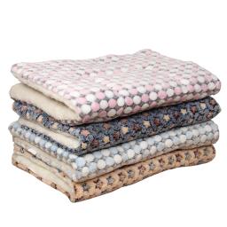 Cobertor macio macio para animais de estimação, tapete quente, respirável, pele amigável, impressão estrela bonito, cama de cães e gatos - Image 2