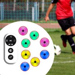 Luzes De Treinamento De Resposta De Agilidade Portátil, Suprimentos De Treinamento Para O Basquete, Equipamento De Treinamento, 3-10 Pcs - Image 1