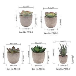 Mini artificial aloe plantas bonsai pequeno simulado vaso de árvore plantas falsas flores mesa escritório vasos ornamentos casa decoração do jardim - Image 6