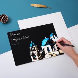 21*29cm magia scratch papel arte artesanato mundo paisagem raspagem pinturas adulto brinquedos crianças criativo diy presentes - Image 3