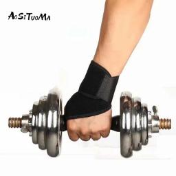 Luvas De Levantamento De Peso De Musculação, Exercício De Halteres, Proteção De Mão, Pulso, Anti-Slip, Meio Dedo - Image 3