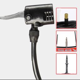 Bomba De Ar De Alta Pressão De Bicicleta, Mini Pneu De Bicicleta, Inflator Portátil, Bicicleta, Basquete - Image 5