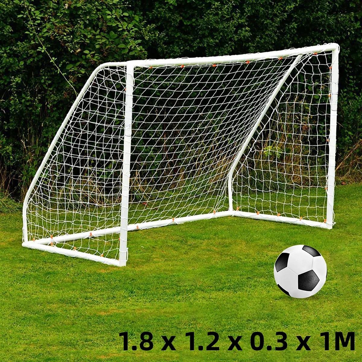 Rede de futebol de tamanho completo para treinamento esportivo júnior do poste de gol de futebol 1.8M x 1.2M ​ 2,4M X 1,8M ​ ​ Rede de futebol de 3,6M x 1,8M de alta qualidade - Image 1