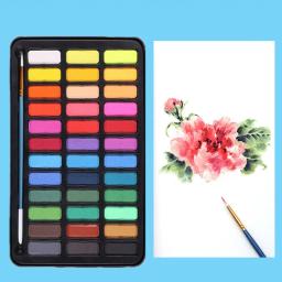 Kit Pintura De Aquarela Com Pincel, Papel De Aquarela, 24/36 Cores Profissional kit De Aquarela, Pigmento - Image 6