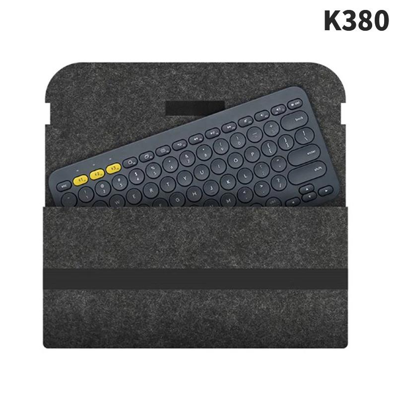 Teclado Saco de armazenamento para K380 Teclado sem fio, impermeável, Dustproof, lã macia, luva de feltro, teclado, Drop Shipping - Image 1