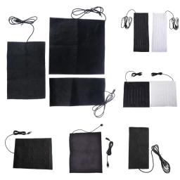 Almofada De Aquecimento De Fibra De Carbono Elétrica, Filme De Aquecimento USB, Aquecedor De Mão, Esteira De Calor De Febre Infravermelha, Inverno, 1 Pc, 2Pcs - Image 4