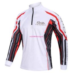 Camisas de pesca de manga comprida respirável, roupas esportivas profissionais secagem rápida, sol anti-UV, roupas de caminhada, 2024 - Image 1