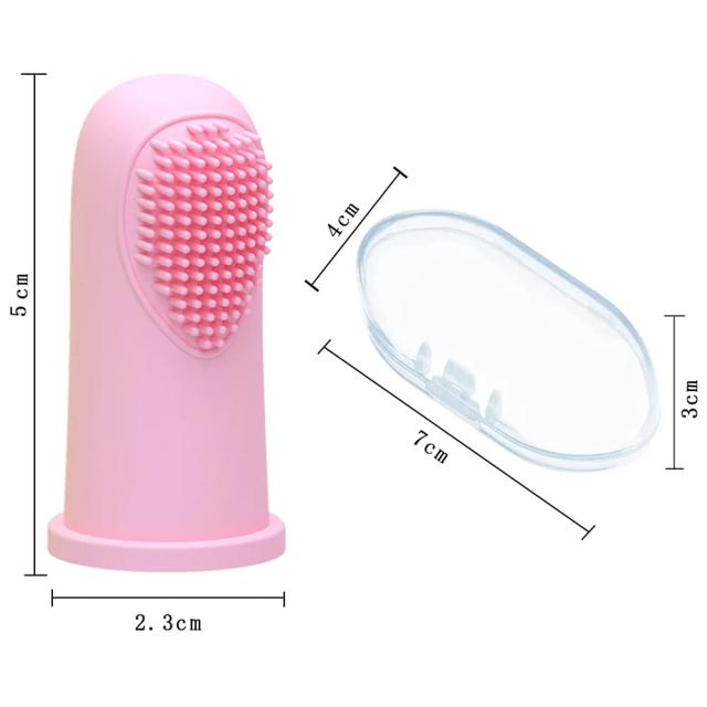 Escova de Dentes de Silicone em Forma de Cão para Pequenos Animais de Estimação - Acessório Ideal para Cuidado Dental Canino