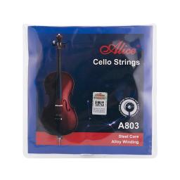 Alice-núcleo de aço liga enrolamento violoncelo cordas, A803, 1 conjunto de 1:10, 1/8,1/4,1/2,3/4,4/4 violoncelos prática - Image 2