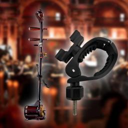 Clip-on suporte do microfone, suporte do microfone do instrumento, clipe do clarinete para Erhu cucurbit, clarinete, praticando - Image 3