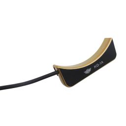 Pickups de guitarra acústica sem buracos, cordas de aço, captadores Soundhole, acessórios para instrumentos musicais, cor aleatória, KQ-1A, 38 "-41" - Image 5