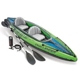 Inflável Kayak Fishing Boat, portátil, esportes aquáticos com Paddle Pump e Bag, 2 pessoas, acessórios - Image 1