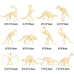 Novo 12pcs Dinossauro Brinquedos Fóssil Esqueleto Simulação Modelo Set Mini Action Figure Educacional Criativo Coleção Brinquedo Para Crianças - Image 1