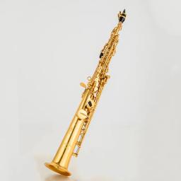 JK-keilwerth-Latão saxofone soprano reta, Bb Sax Flat, instrumento de sopro, Shell Natural, Key Carve Pattern, ST90 - Image 6