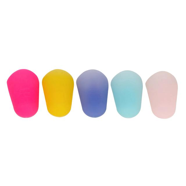 Bocal Protetor de Silicone para Saxofone e Clarinete - Conjunto com 5 Peças em Cores Variadas