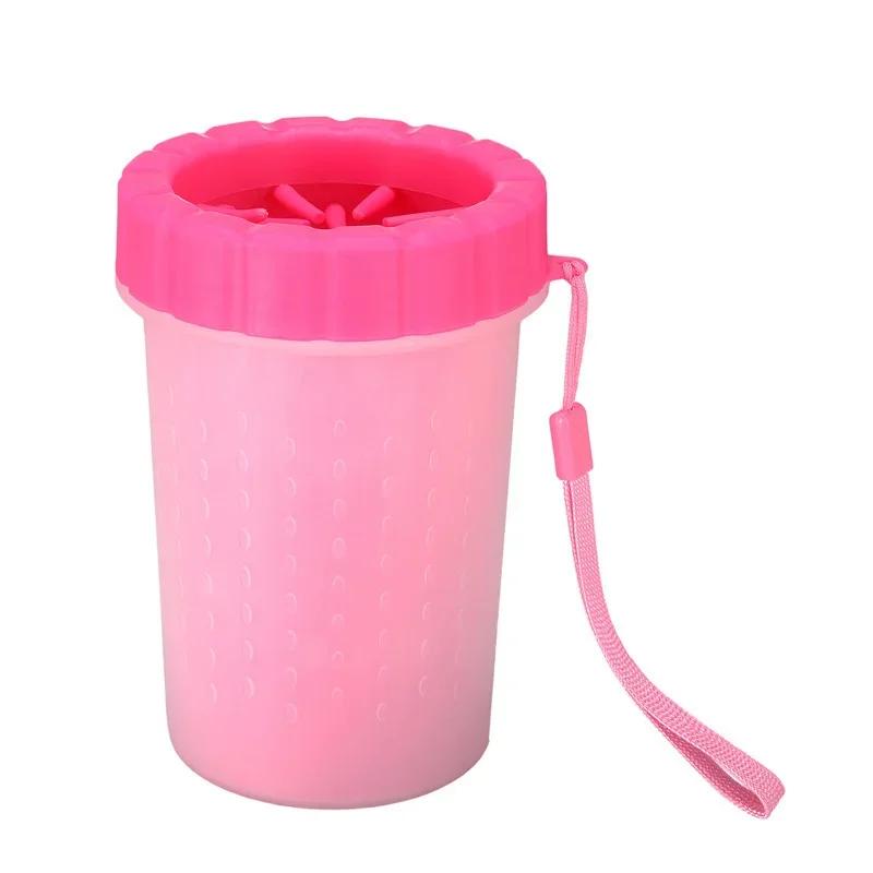 Automatic Pet Foot Washing Cup, Banho do cão, Limpe livre, Escova de limpeza de pata suja gato portátil, Limpeza de beleza - Image 1