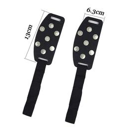 Grippers De Gelo Universal Para Sapatos, Capas De Sapatos, Spikes, Ice Cleats, 7 Garras De Parafuso Prisioneiro - Image 6