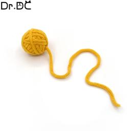 Dr.DC-Chew e Tease Balls para Animais de Estimação, Brinquedos de lã colorida, Fidget Toy para gatos, Acessórios para cães - Image 4