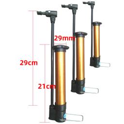 Bomba de ar manual para bicicleta, portátil, 80 psi, balão, inflador de pneus, válvula schrader, bomba de chão, acessórios de ciclismo - Image 6