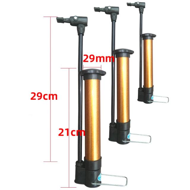 Bomba de Ar Manual Portátil para Bicicleta até 80 PSI com Válvula Schrader e Acessórios de Ciclismo