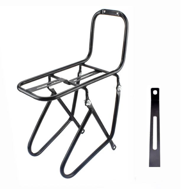 Acessório para Bicicleta: Bagageiro Frontal Pannier Rack para MTB e Road Bike com Capacidade de Carga de 15kg