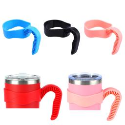 Copo Isolado com Alça Antiderrapante, 20 oz, 30oz, Suporte Tumbler, Maior que 10cm, Garrafa, Caneca, Fácil de Segurar, Plástico, Portátil - Image 4