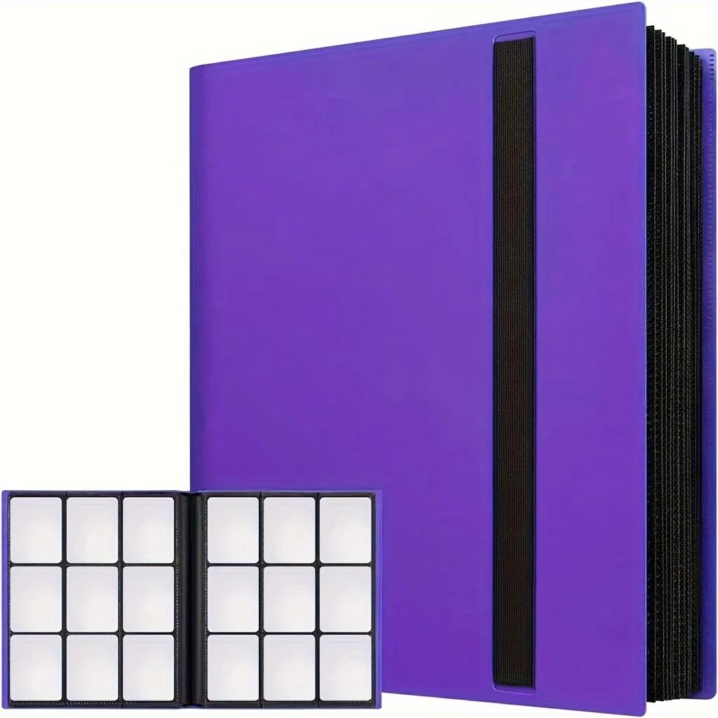 Binder Trading Card, Livro de Cartas de Jogo, Pasta para Futebol, Basquete, Esportes, 9 Bolsos, 20 Folhas, 360 - Image 1