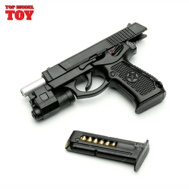 QSZ92 Pistola Semi-Automática 1:6 Escala Modelo Plástico para Bonecos de Ação
