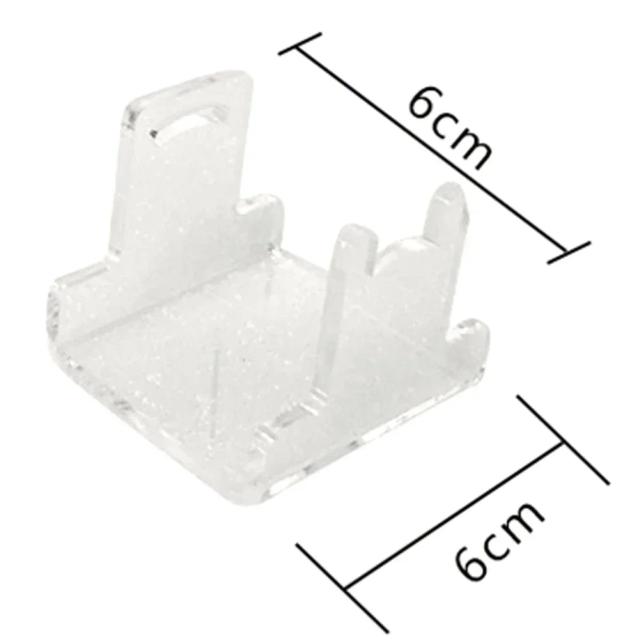 Suporte de Armazenamento de Carretel de Pesca Acrílico Transparente Rack Multifuncional