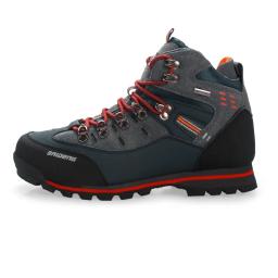 Botas de caminhada de luxo antiderrapante masculinas, escalada, sapatos de trekking, moda ao ar livre, botas de neve casuais, inverno, alta qualidade - Image 2