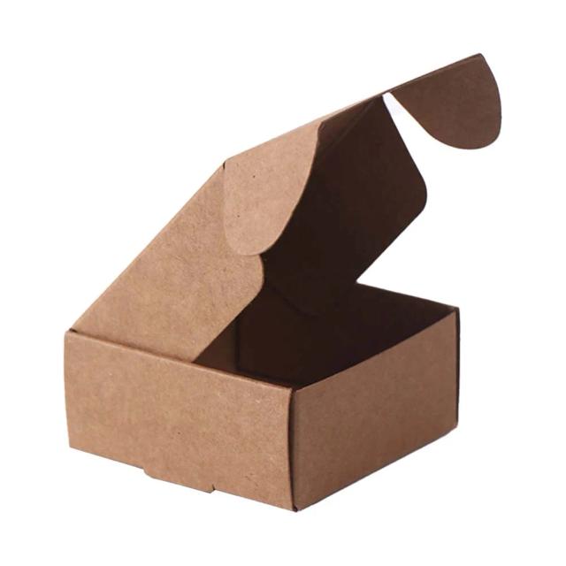 Caixas de Papel Kraft Marrom para Presentes - Pacote de 50 para Festas e Casamentos DIY
