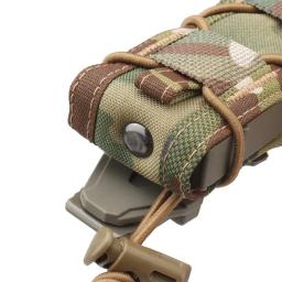 Nylon bolsa revista tática, mag saco 500d, lanterna, porta-tocha, coldre faca de caça, airsoft tiro acessórios, 9 milímetros - Image 5