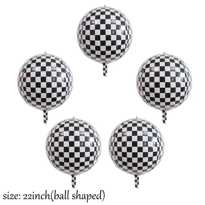 Conjunto de balões para festa de aniversário, azul, oceano, macaron, verde, branco, látex, carro de corrida, decoração para chá de bebê - Image 1