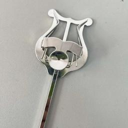 1pc trompete marcha lira clarinete marcha portátil folha de música clipe braçadeira de ferro no suporte com almofada de borracha suporte de música accessori - Image 5
