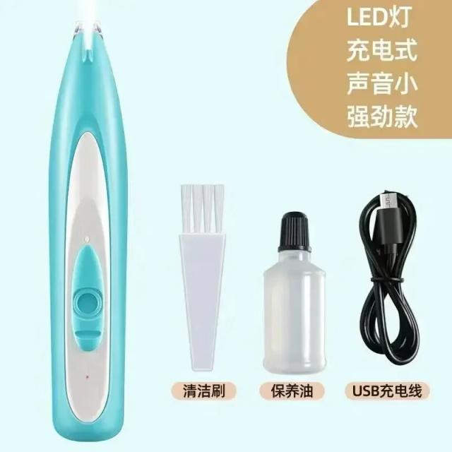 Aparador Elétrico de Pêlos para Cães e Gatos com Tesoura, Cortador e Pedicure Silencioso