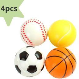 Bola de esponja sólida para crianças, bola macia, para esportes, basquete, futebol, descompressão, bola pit, kabamaBrinquedos, 1 parte - Image 2