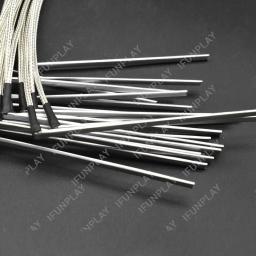 Super Slim 0.9MM Espessura Sob Guitarra Saddle Piezo para Captador de Guitarra Acústica Guitarra Prata EQ Acessórios - Image 2