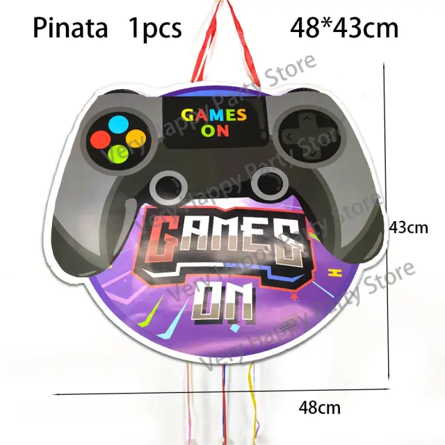 Jogo de Piñata para Festa de Aniversário Infantil - Decoração Divertida para Meninos e Meninas, 1 Peça por Lote, Ideal para DIY e Lembrancinhas