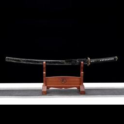 Lâmina Samurai com Bainha Faca de Madeira Longa Ornamento Juhe Bushido - Image 2