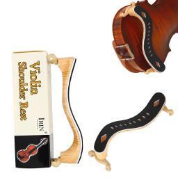 IRIN-Antique Maple Professional Violino Shoulder Reests, Ajuste Livre, Acessórios Musicais, Repor, 4, 4, 4 - Image 1
