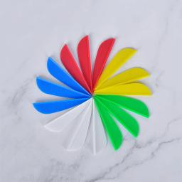 Flechas de tiro com arco pena flexhing 1.75 Polegada pena de borracha fleching setas palhetas para a caça tiro ao alvo diy setas 50 pçs - Image 6