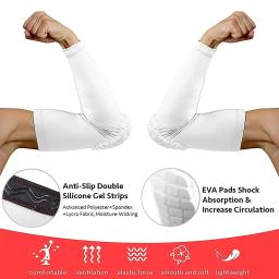 GOMOREON-Cotoveleiras acolchoadas, mangas de basquete, evitar colisões, voleibol, futebol, beisebol, ciclismo, 1 pc, 2pcs - Image 3