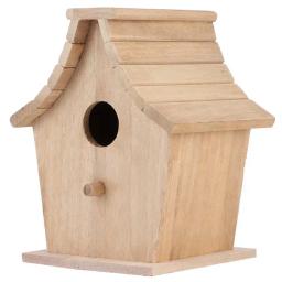 Pendurado Casa De Pássaro De Madeira, Criação De Gaiola, Caixa De Alimentação, Pingente Birdhouse, Jardim, Quintal, Varanda, Home Decor - Image 1