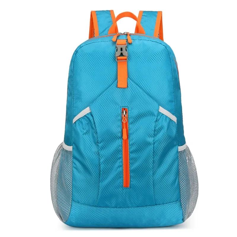 Unisex impermeável leve mochila dobrável, esportes ao ar livre, lazer, caminhadas, fitness, camping, escalada, bolsa de viagem, 1pc - Image 1