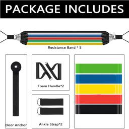 Faixa de resistência elástica para puxar, Sport Rubber Band, Equipamento de fitness, Ginásio Exercício, Esportes corporais portáteis - Image 2