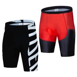 Calções de ciclismo profissional para homens Lycra Mountain Maillot, calças de verão, roupas MTB, esportes profissionais de bicicleta, gel 19D, preto - Image 1